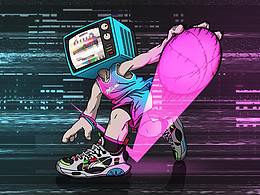 Sneaker art | 李宁全城9 v1.5—无眠配色