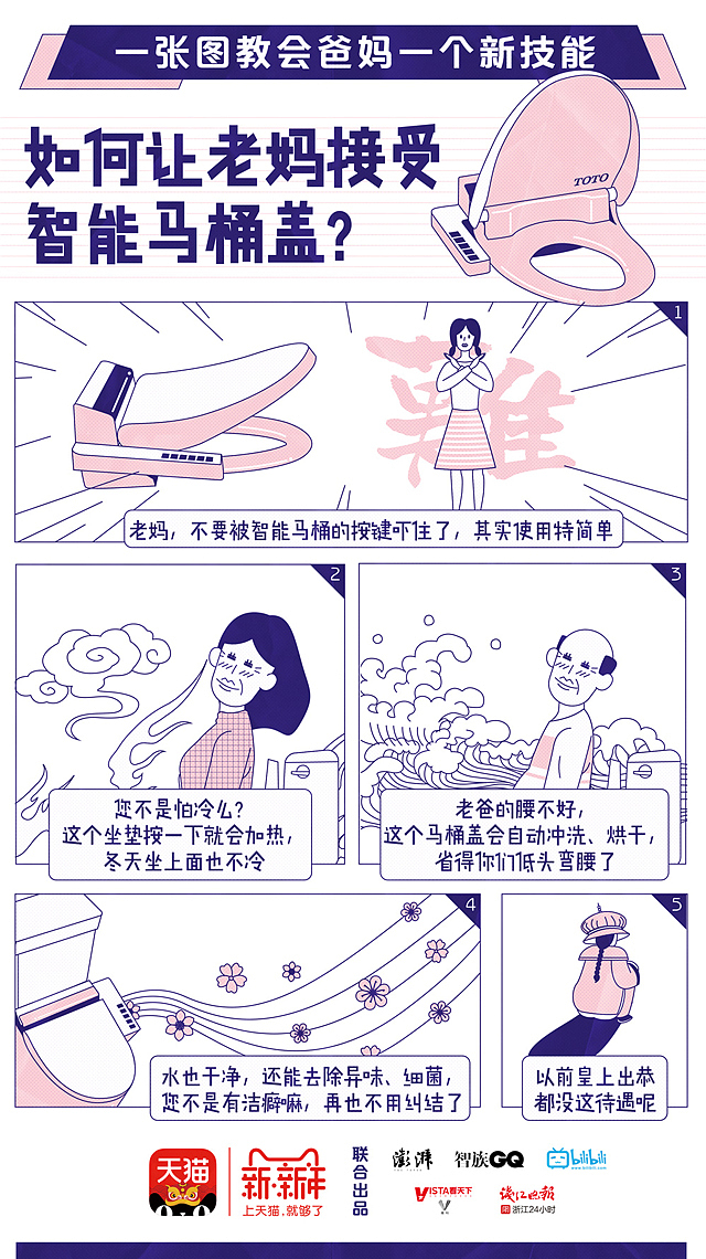 【二十五年陈】天猫新年教爸妈一件事#爱的说明书#（图ZNDEyMDU2MDQ=） - 商业插画 - 站酷设计师cyz19901008原创素材 - 站酷ZCOOL
