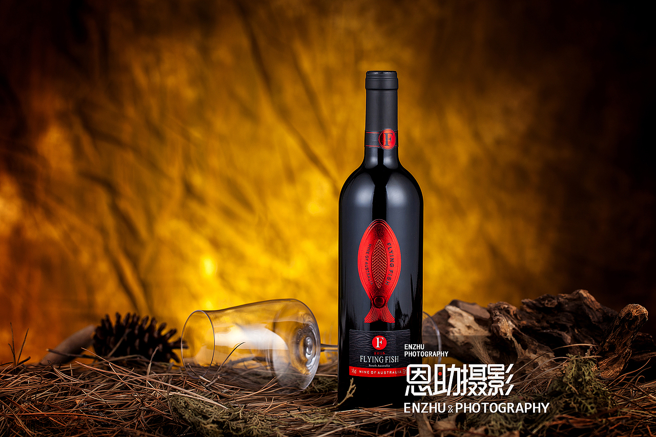 复古红酒场景图拍摄