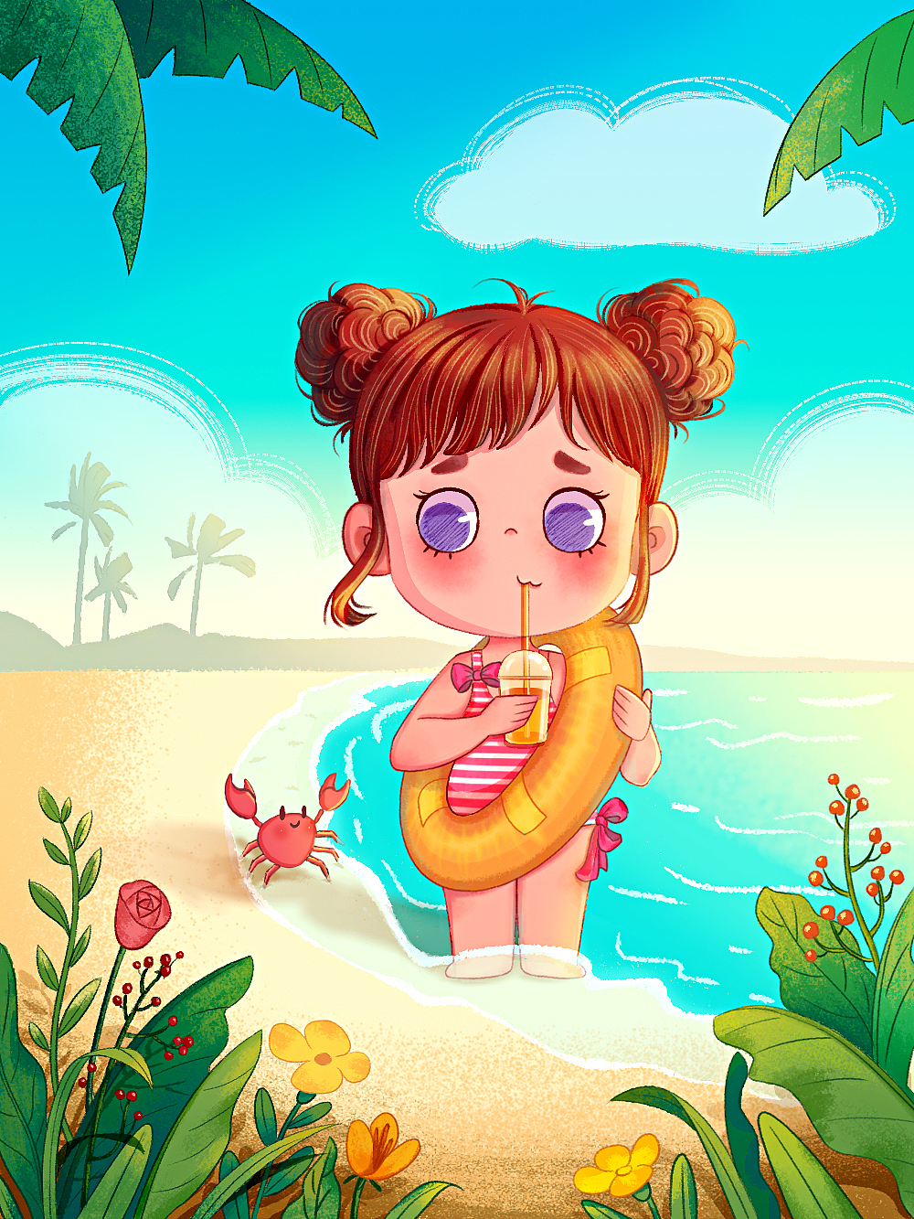 近期插画合集（图ZMjcxMDY1MTY0） - 创作习作 - 站酷设计师angel7051原创素材 - 站酷ZCOOL