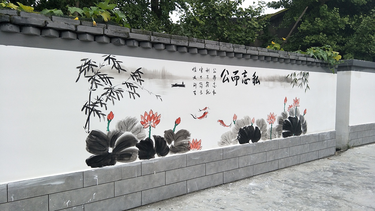 新农村墙绘，乡村文化墙，社区墙绘，农村墙绘，文化墙（图ZMjQyNzcxMzQ4） - 新锐潮流插画 - 站酷设计师墙绘壁画原创素材 - 站酷ZCOOL