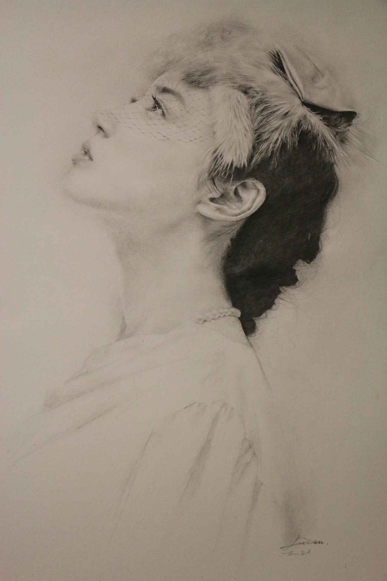 素描人像|纯艺术|绘画|爱画画的小雪_原创作品-站酷(zcool)