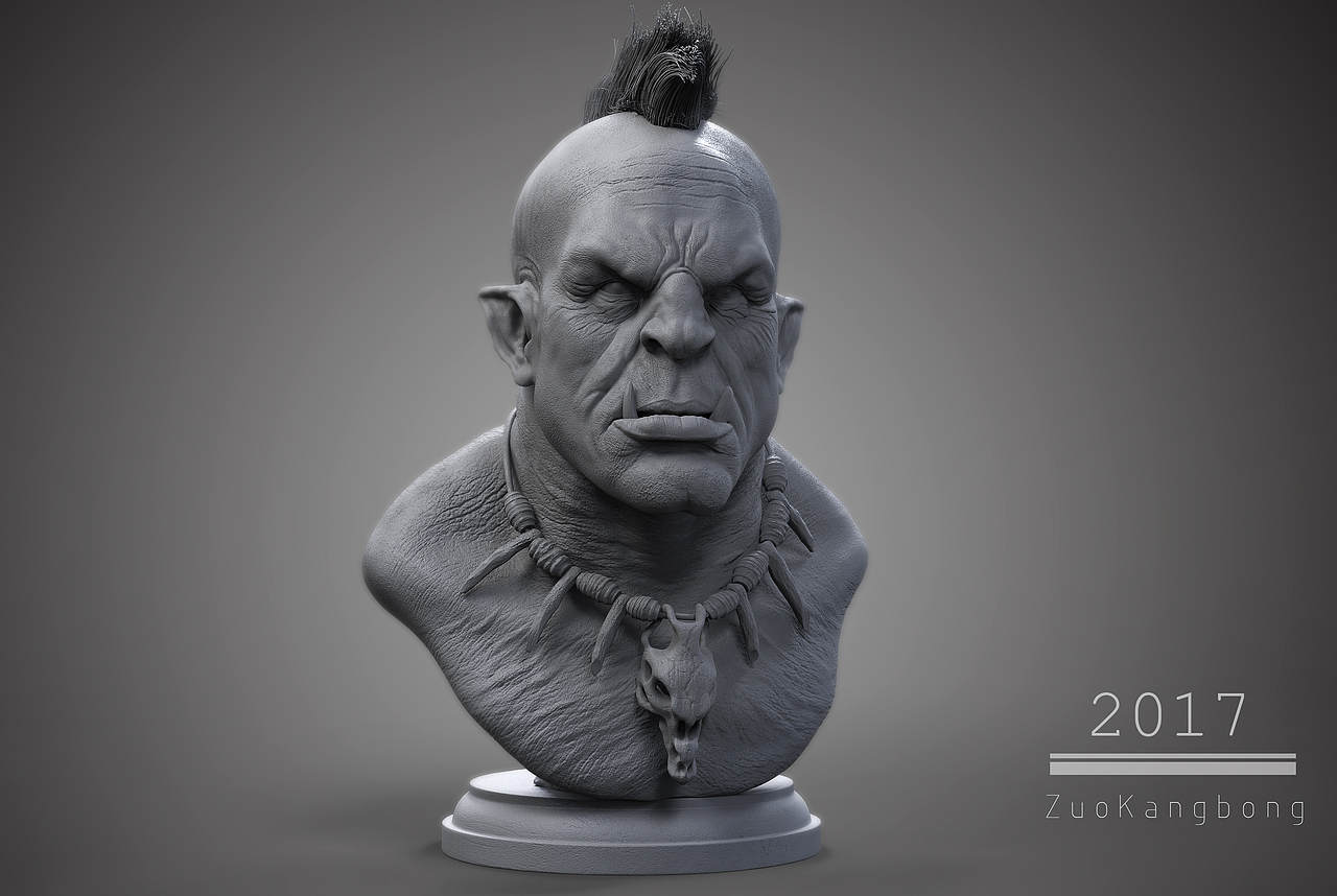 兽人胸像连续（图ZNzY3OTM3NjA=） - 人物/生物 - 站酷设计师zuokangbo原创素材 - 站酷ZCOOL