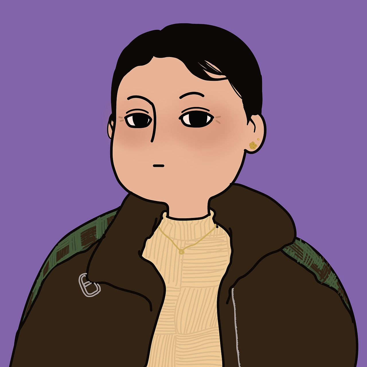 一家四口👨👩👧👦头像插画