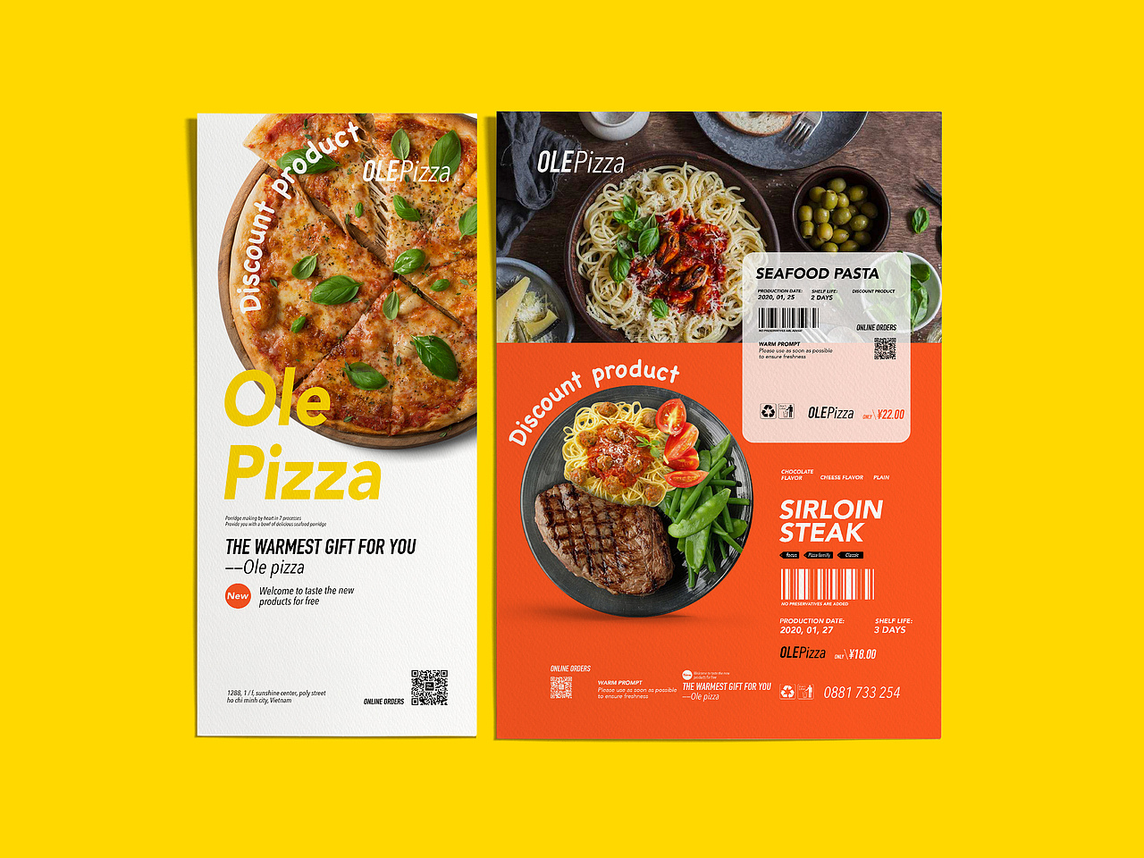 Olepizza 披萨餐饮视觉形象-越南（图ZMTk4MjAwODY4） - 品牌 - 站酷设计师言合品牌设计原创素材 - 站酷ZCOOL