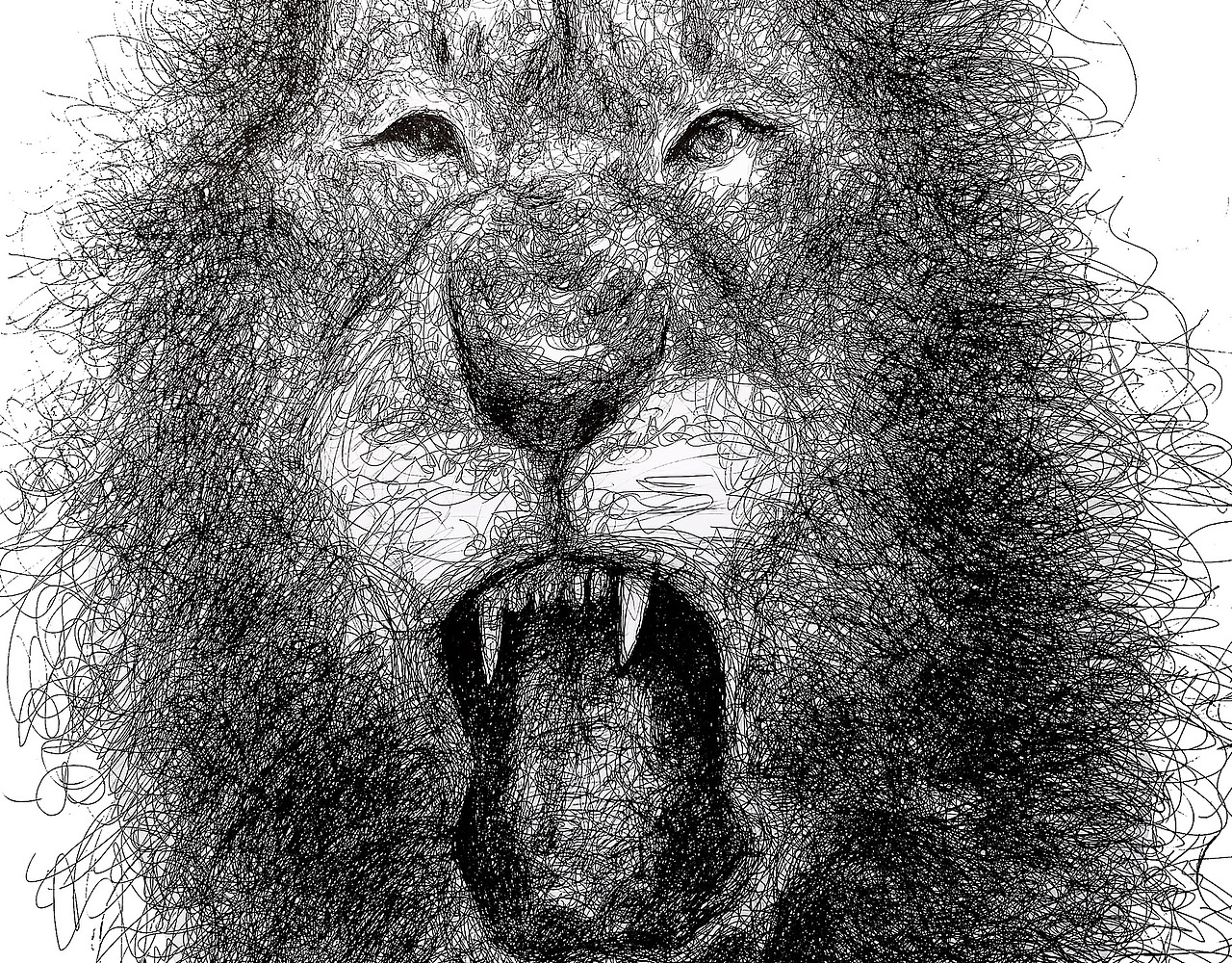 狮吼（图ZMjc3MDk5NDU2） - 绘画 - 站酷设计师速写路人在路上原创素材 - 站酷ZCOOL