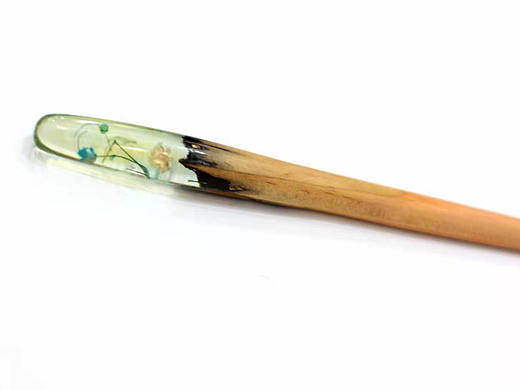 树脂与木发钗（个人主页-ZMzM2Nzc2Njg=） - 首饰设计 - 站酷设计师妄想器原创素材 - 站酷ZCOOL