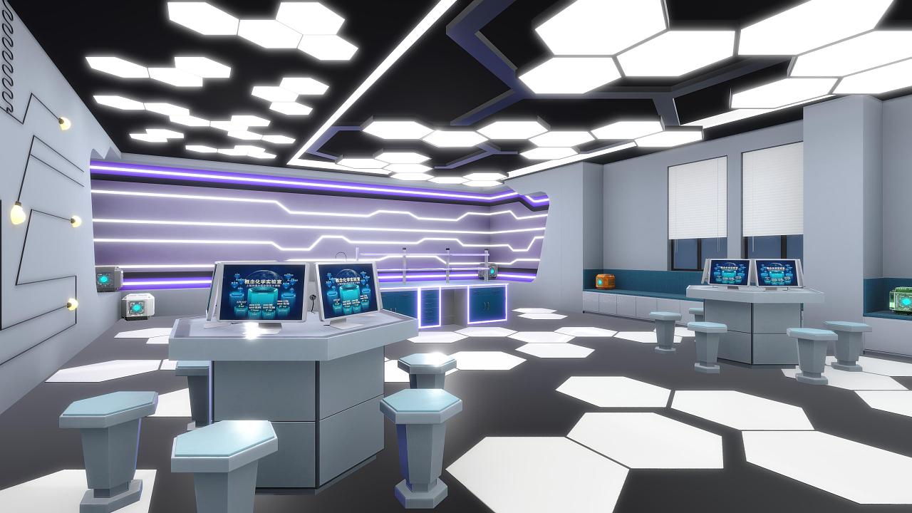 unity丨三个实验室场景