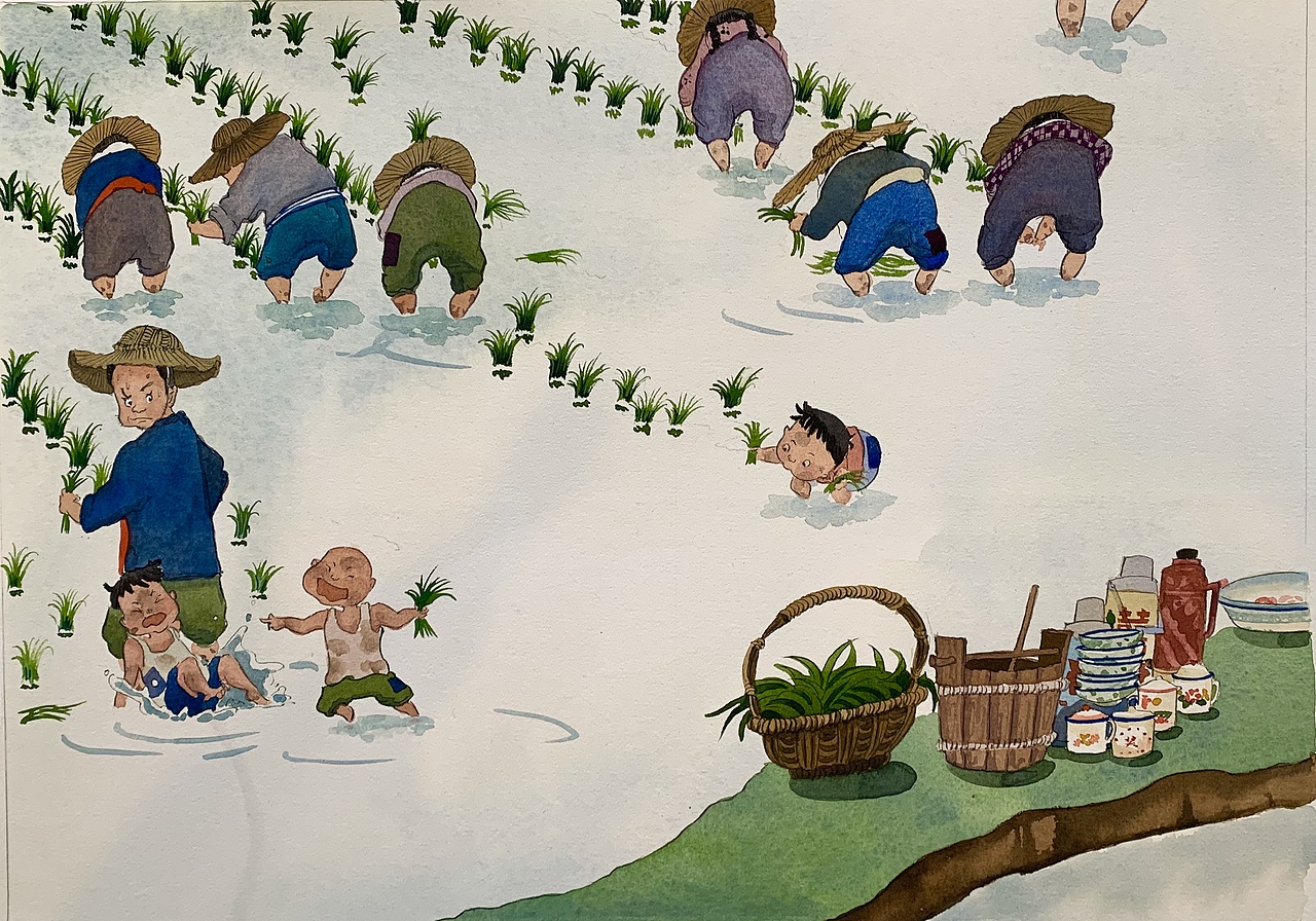 妈妈小时候 爸爸小时候|插画|绘本|佬猪_原创作品-站酷(zcool)