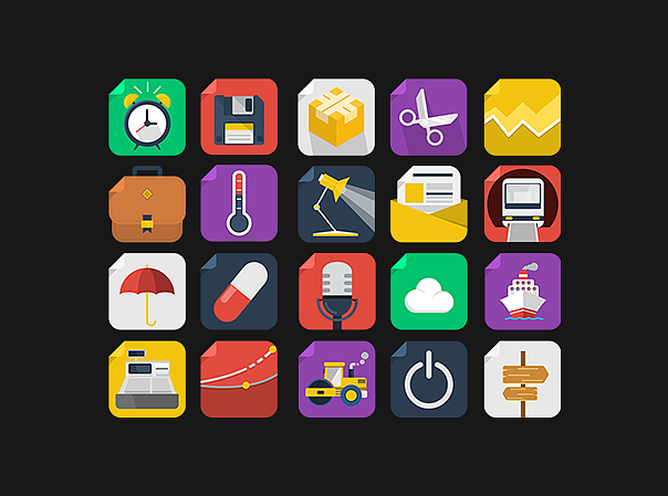 扁平icon 临摹（图ZNzUxMjk0NzY=） - 图标 - 站酷设计师三重野原创素材 - 站酷ZCOOL