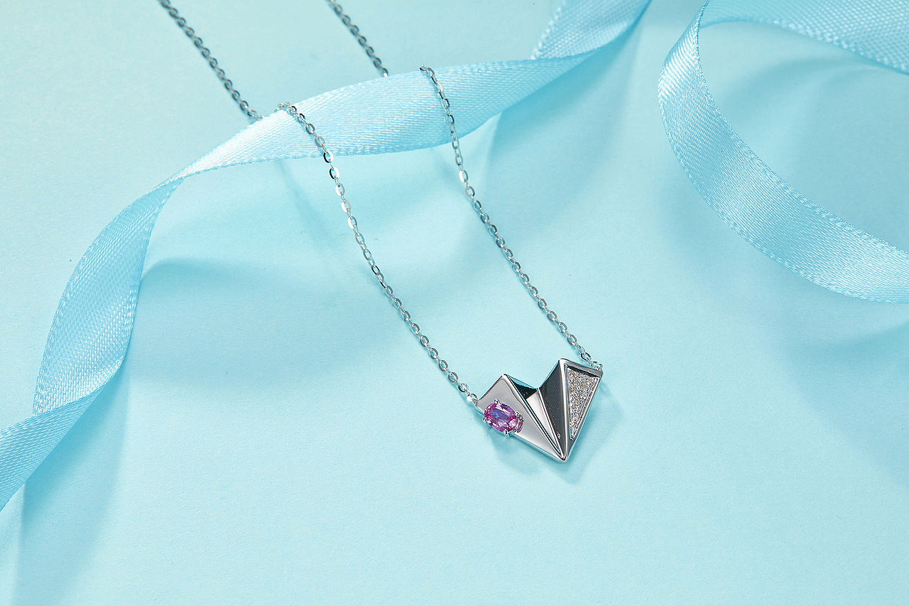 商业珠宝青色场景摄影拍摄