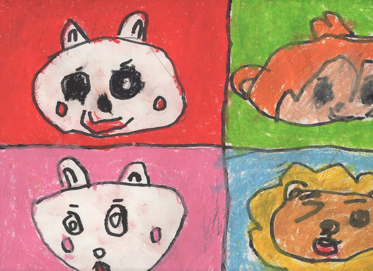 小动物头像（图ZMTcwMTI4MDM2） - 绘画 - 站酷设计师锦锦画册原创素材 - 站酷ZCOOL