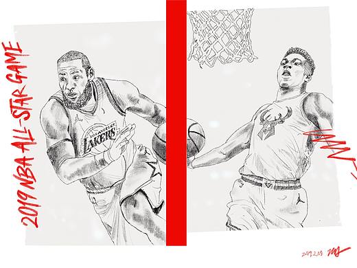 之前画的詹姆斯