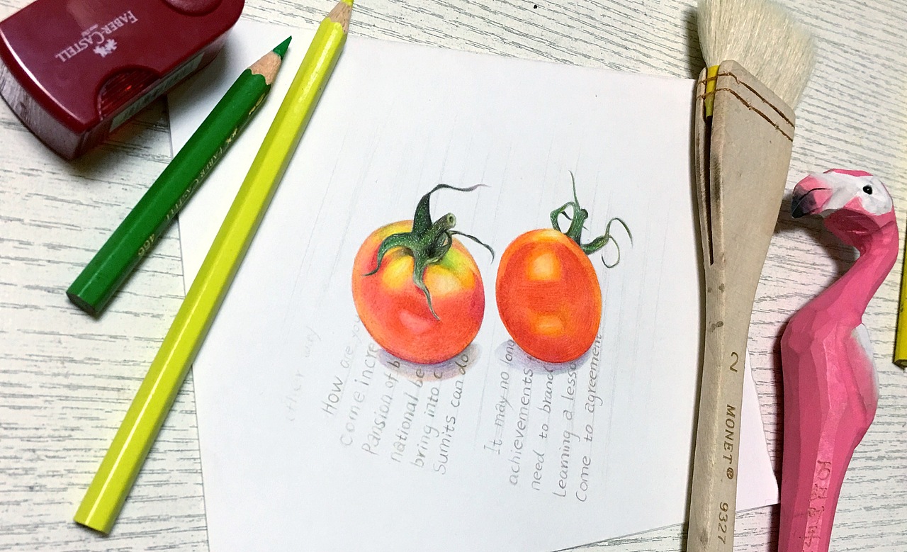 三小时速涂番茄,呵呵,每天进步一点点吧……