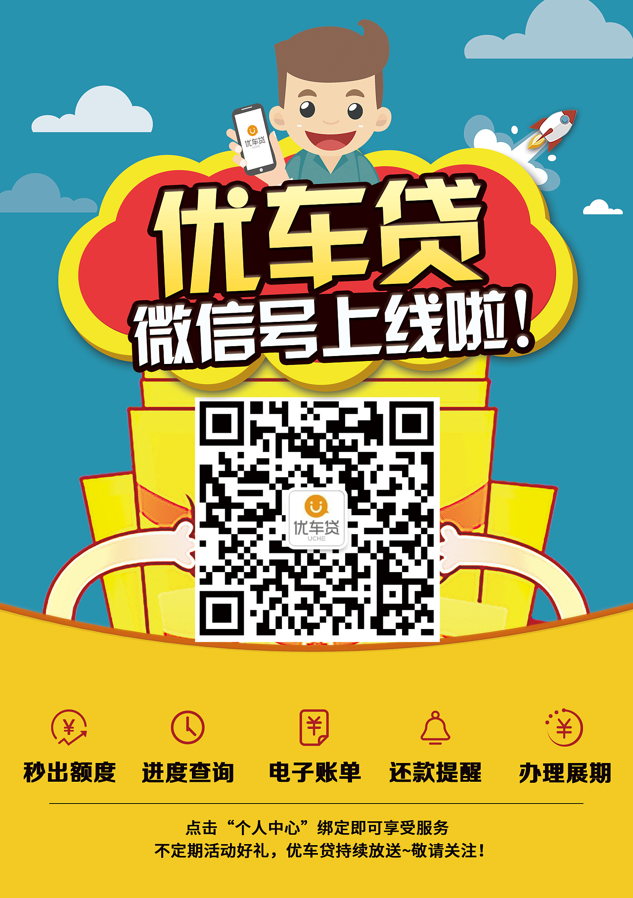 汽车金融小海报