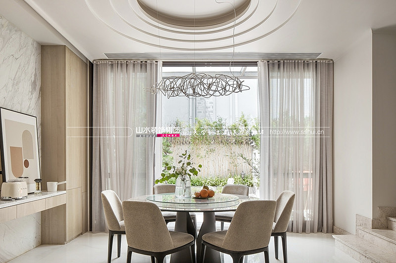 300㎡都市大宅,简约中渗透着爱与温暖!