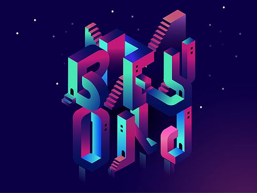 2.5D立体字插画（个人主页-ZNDE5MjE2MjA=） - 创作习作 - 站酷设计师常CJ原创素材 - 站酷ZCOOL