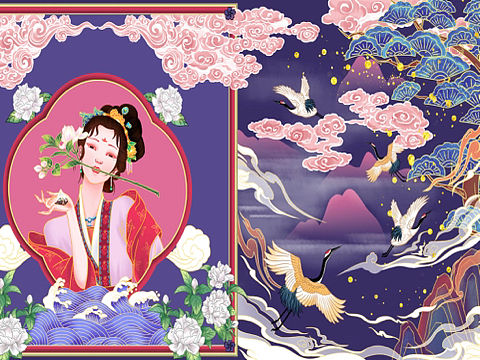 茉莉花茶 包装插画设计（个人主页-ZNTIzMzI4NDA=） - 商业插画 - 站酷设计师故梦与今昔原创素材 - 站酷ZCOOL