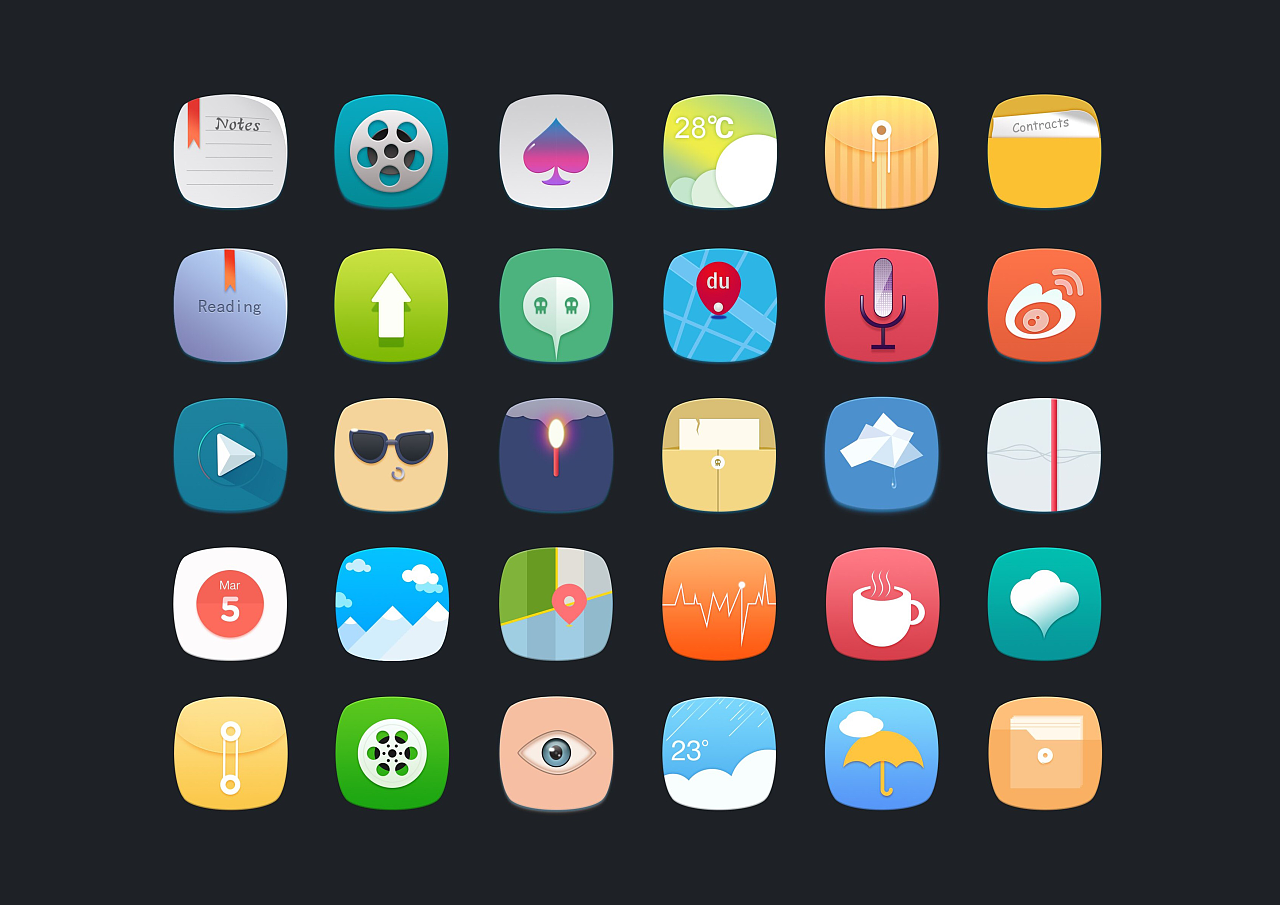 图标界面网页临摹