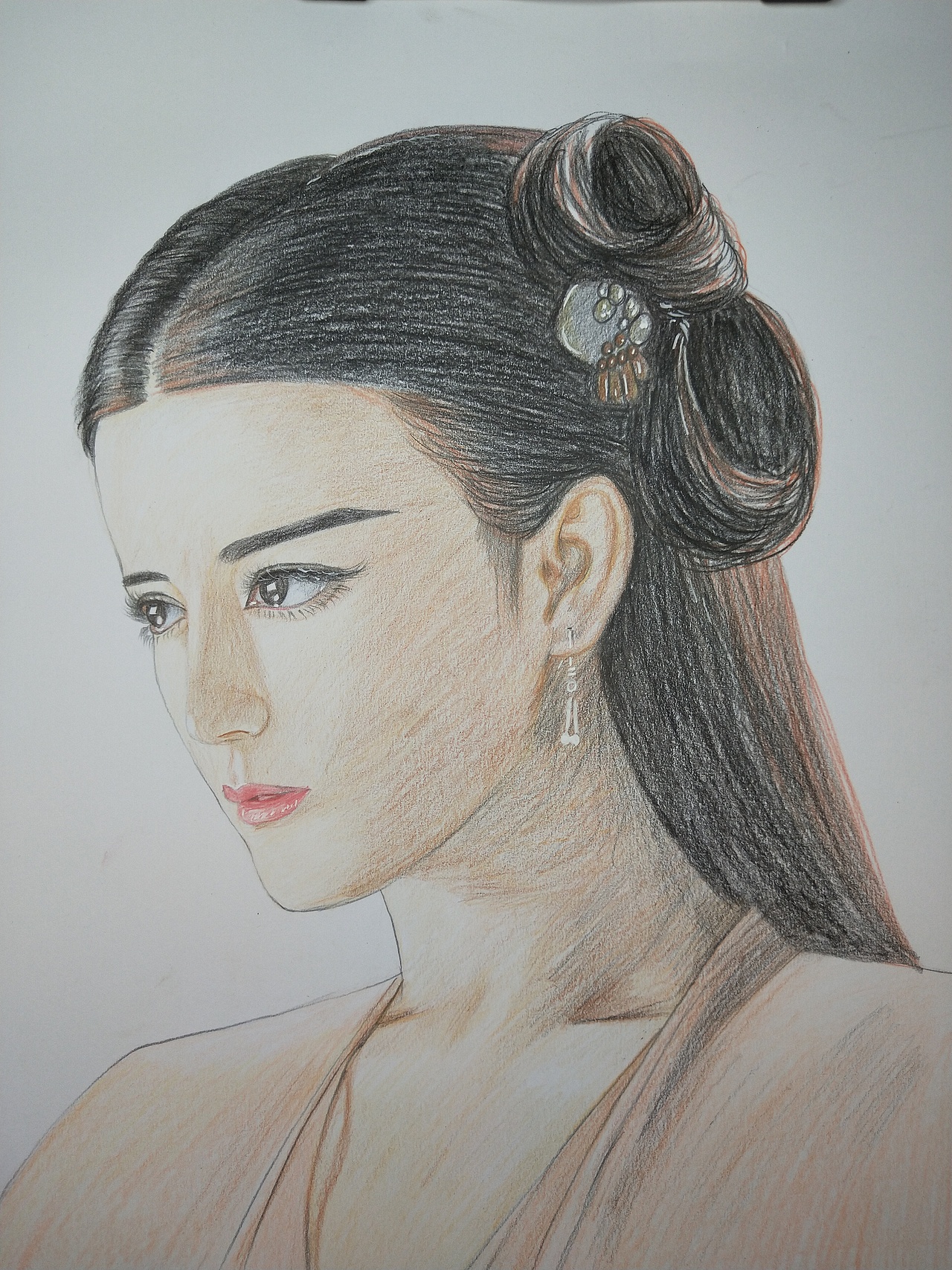 三生三世十里桃花 白凤九彩铅_画画的萍萍-站酷zcool