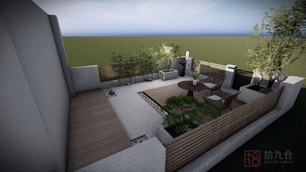 长沙—北辰中央公园现代庭院设计（图ZMjU3MzI4OTk2） - 景观设计 - 站酷设计师杂木之亭原创素材 - 站酷ZCOOL