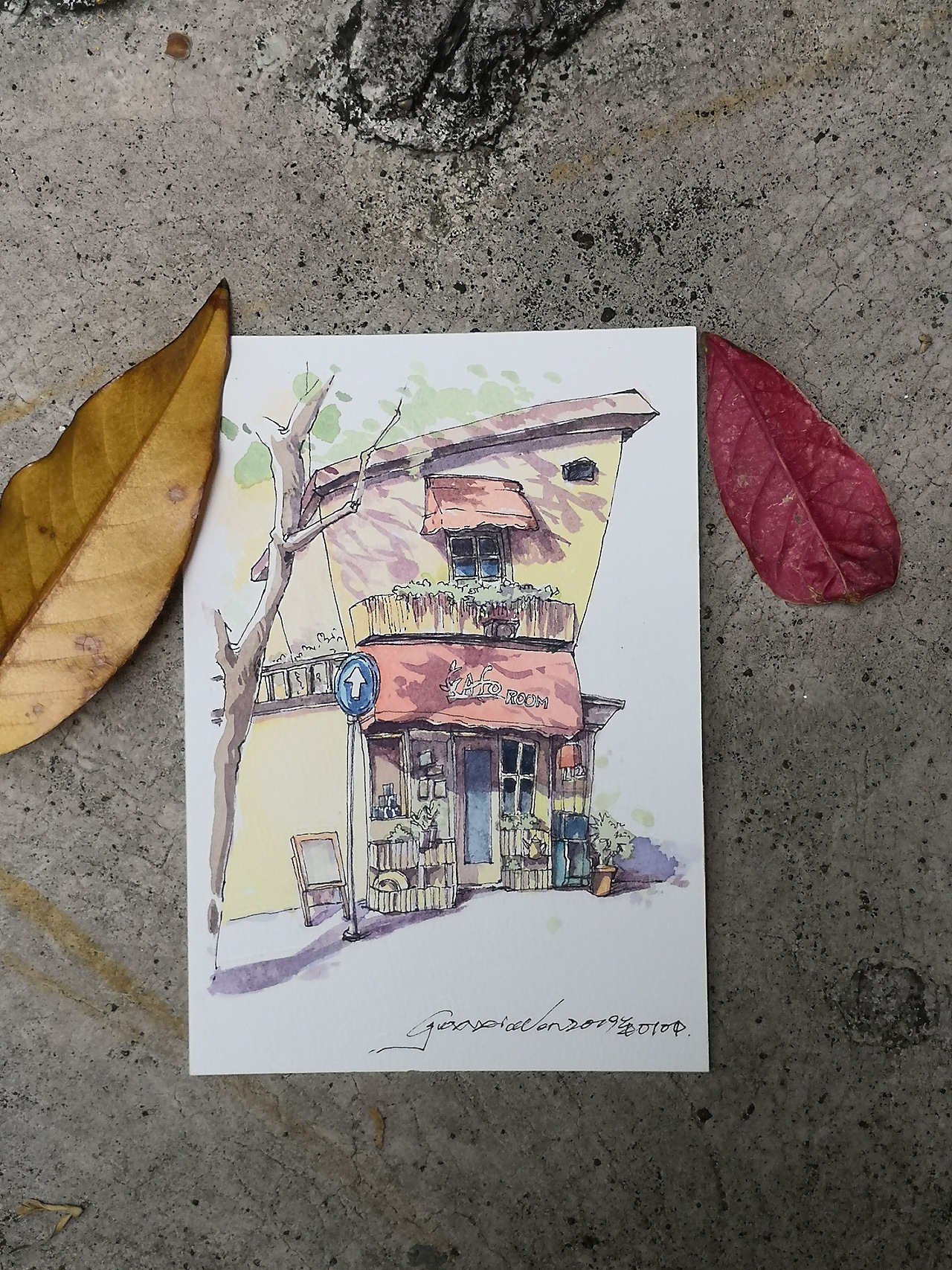 【每日练习】水彩街景