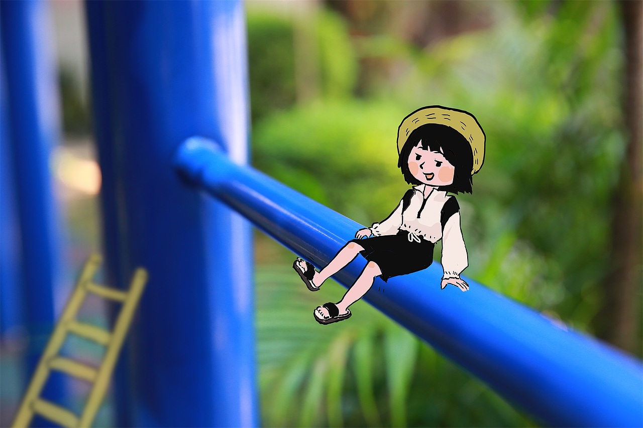 小小的我（图ZMTc4NDg2NDg0） - 艺术插画 - 站酷设计师小青小青呀原创素材 - 站酷ZCOOL