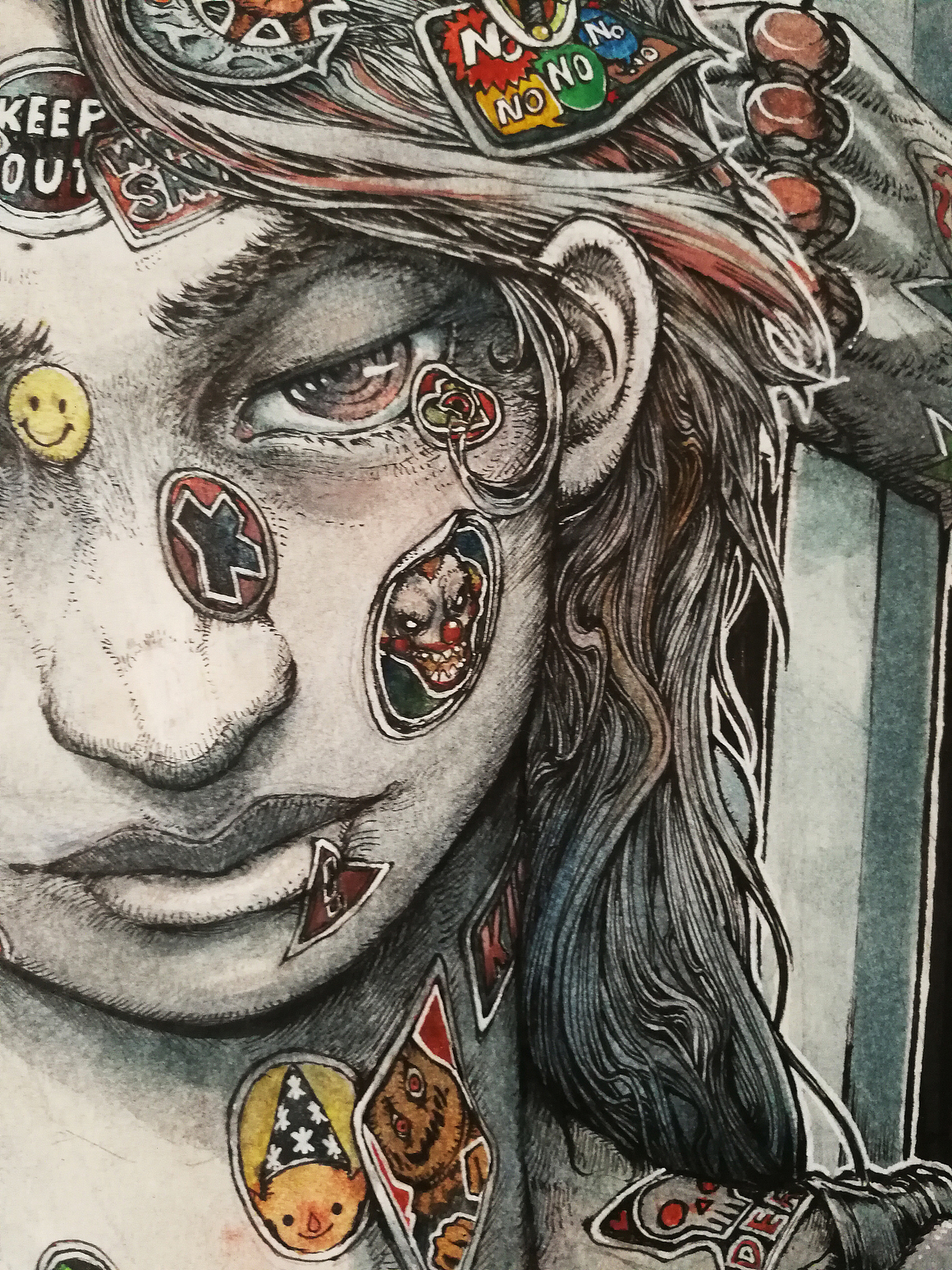 Determination 決心 2018-01（图ZMTA1OTU3NTA0） - 艺术插画 - 站酷设计师我的药呢原创素材 - 站酷ZCOOL