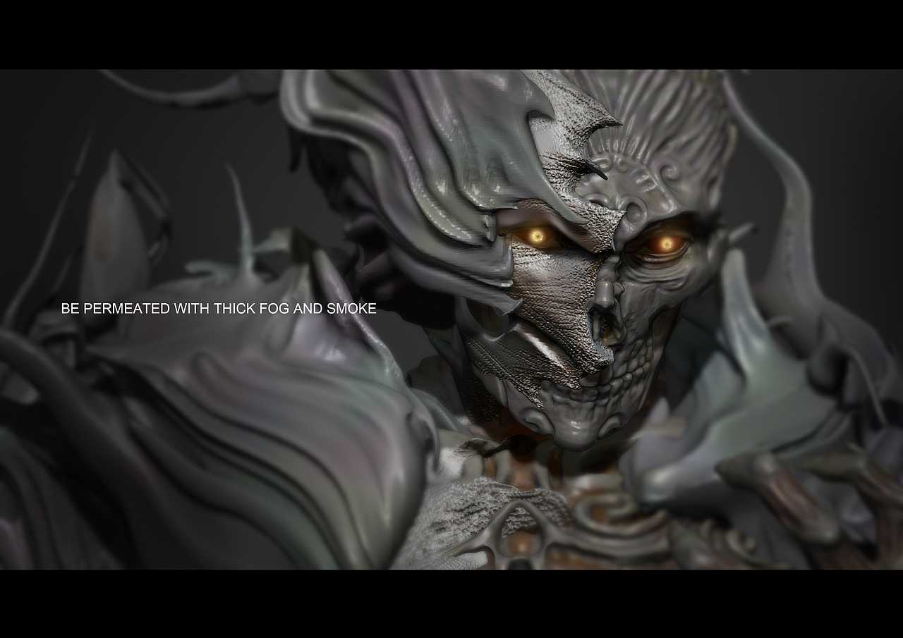 火云邪神（圖ZMTU0NDMyMTYw） - 人物/生物 - 站酷設(shè)計師季初DEMON原創(chuàng)素材 - 站酷ZCOOL