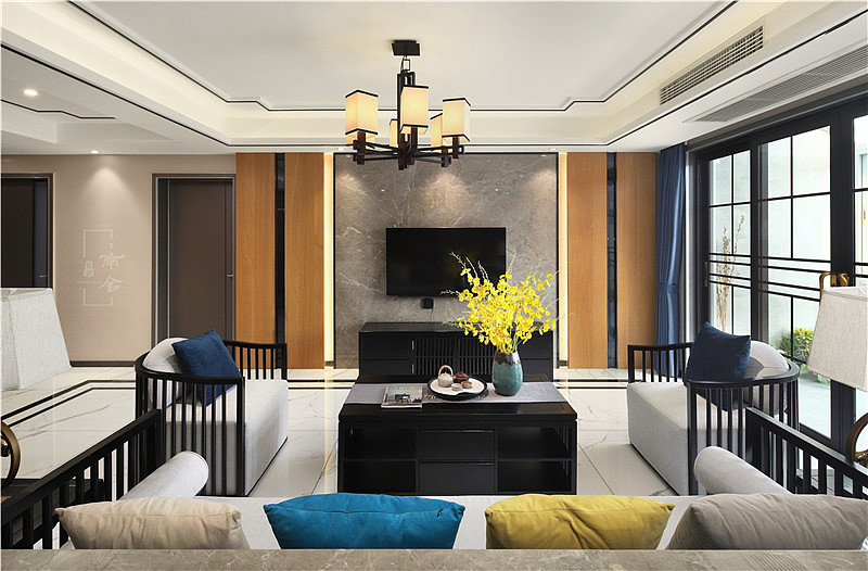 南舍空间新作《白描》——恒辉假日广场新中式实景（图ZOTg2MTgwOTI=） - 家装设计 - 站酷设计师吴艳丽原创素材 - 站酷ZCOOL