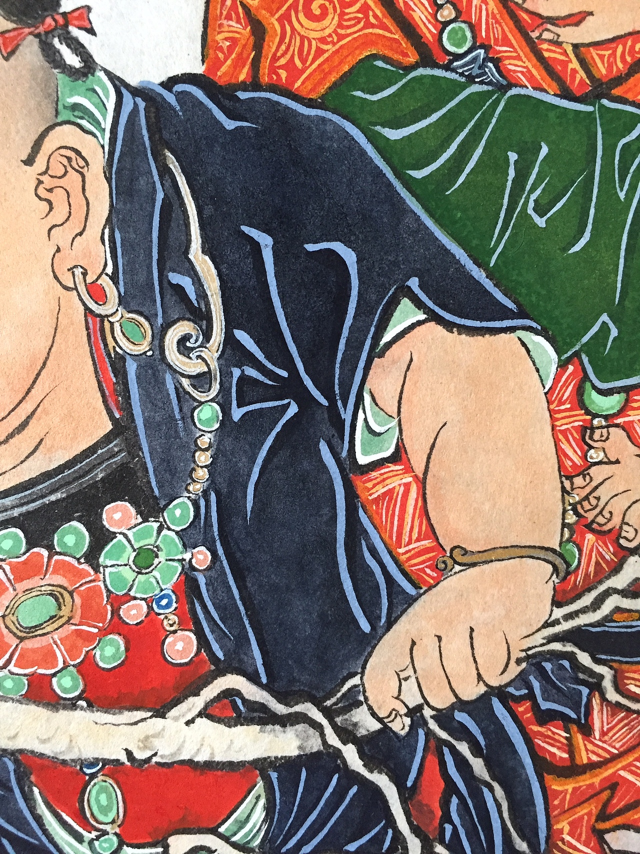 王磊(王倦勤)绘《参戏图》人物作品（图ZMTc0NjIwODU2） - 绘画 - 站酷设计师倦勤札记原创素材 - 站酷ZCOOL