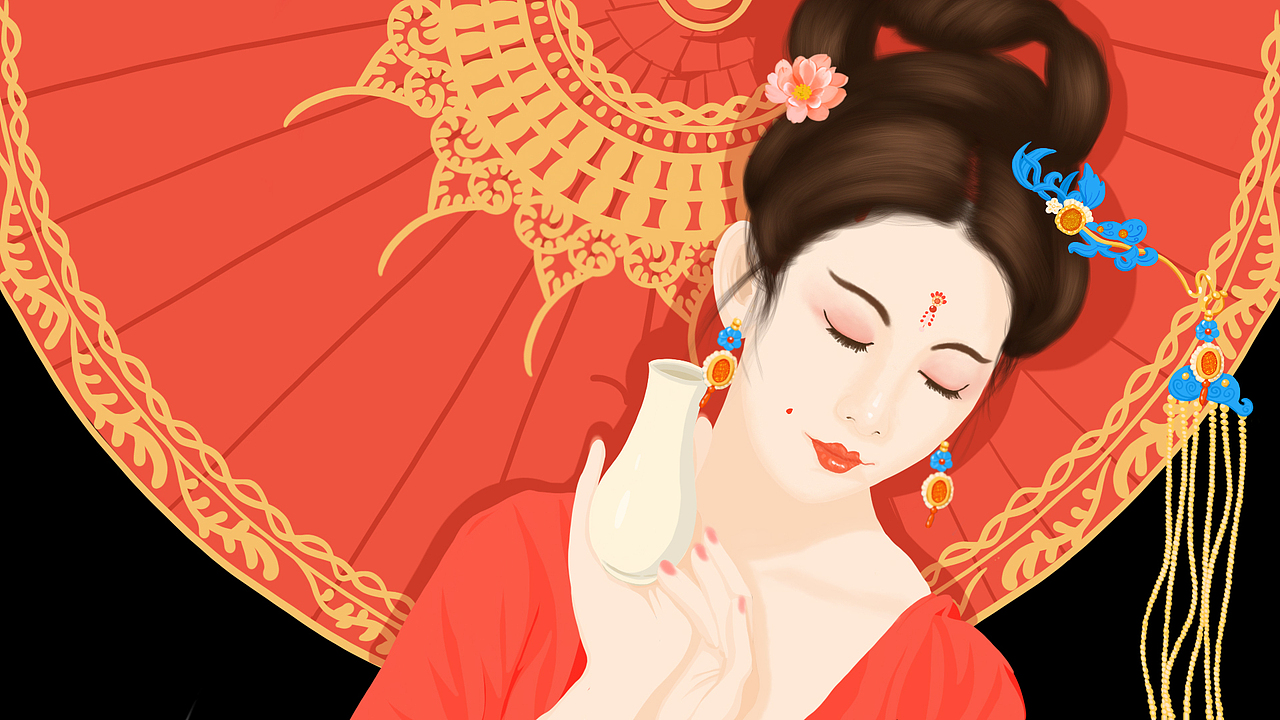 成语故事之古风美女人物插画系列作品（图ZMTI2MzUyMjg4） - 商业插画 - 站酷设计师狐狸小盆友原创素材 - 站酷ZCOOL