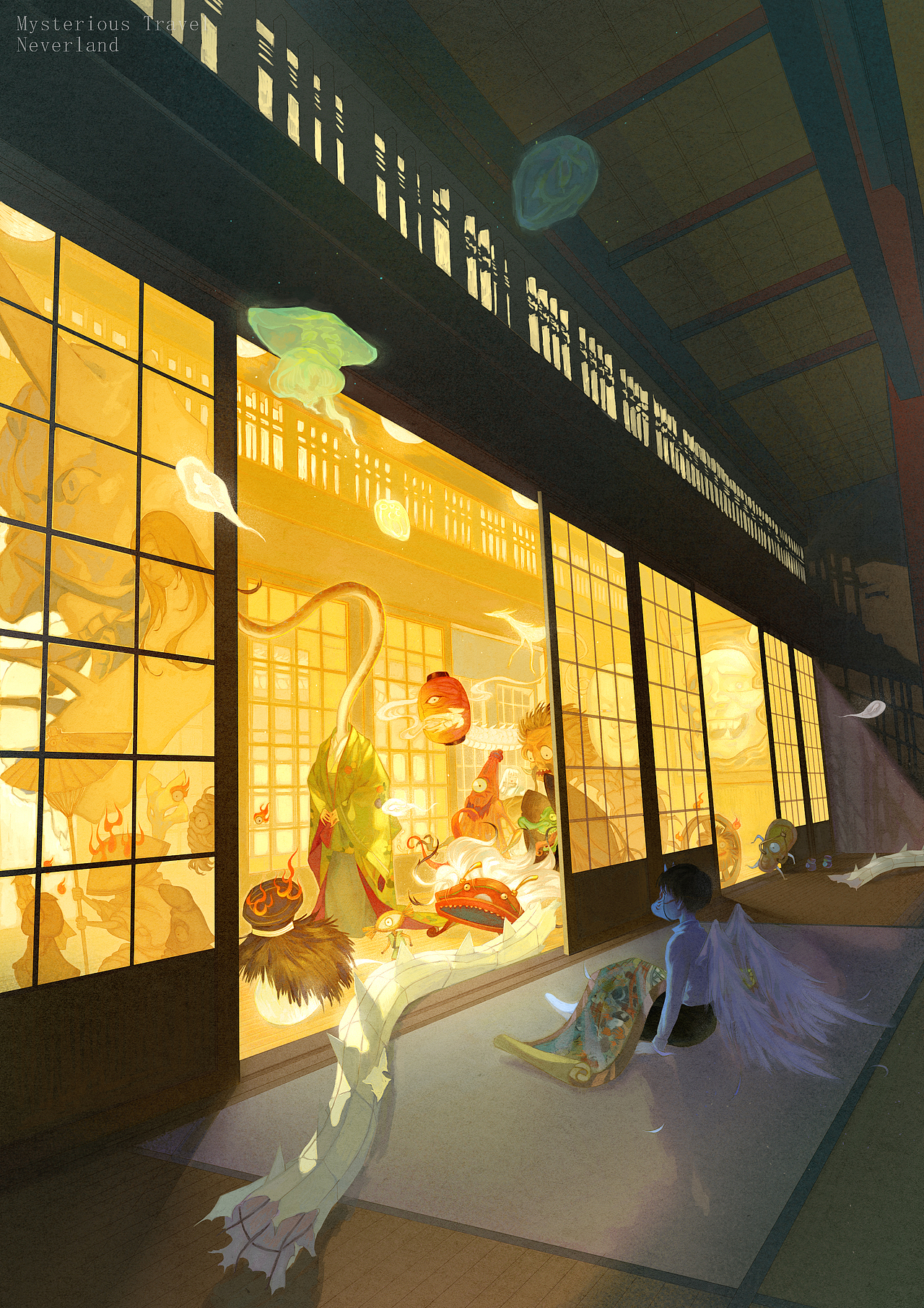 百鬼夜行传说图（图ZMjY1Nzk3MzA0） - 绘本 - 站酷设计师麦子自留地原创素材 - 站酷ZCOOL
