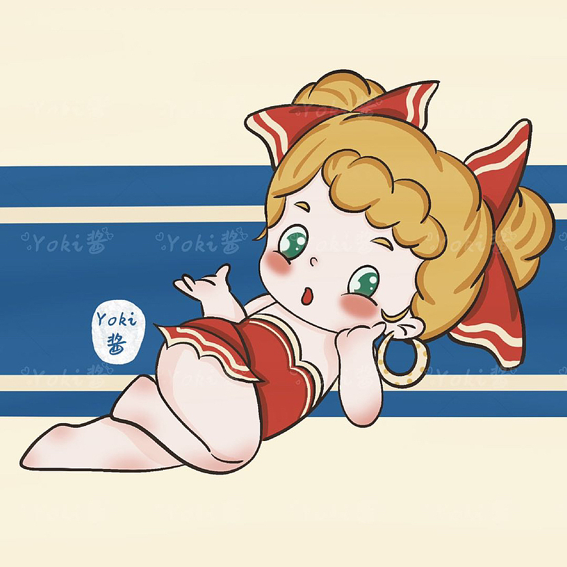 一组原创泳装小可爱系列