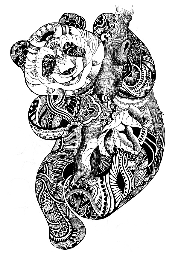 大熊猫（图ZMTIyNTkwNTY=） - 商业插画 - 站酷设计师虎耳草和翠翠原创素材 - 站酷ZCOOL