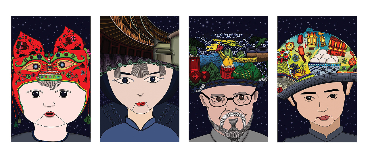 龙川黎咀手擎木偶戏品牌设计(那些年的毕业设计)