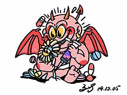 小恶魔插画习作