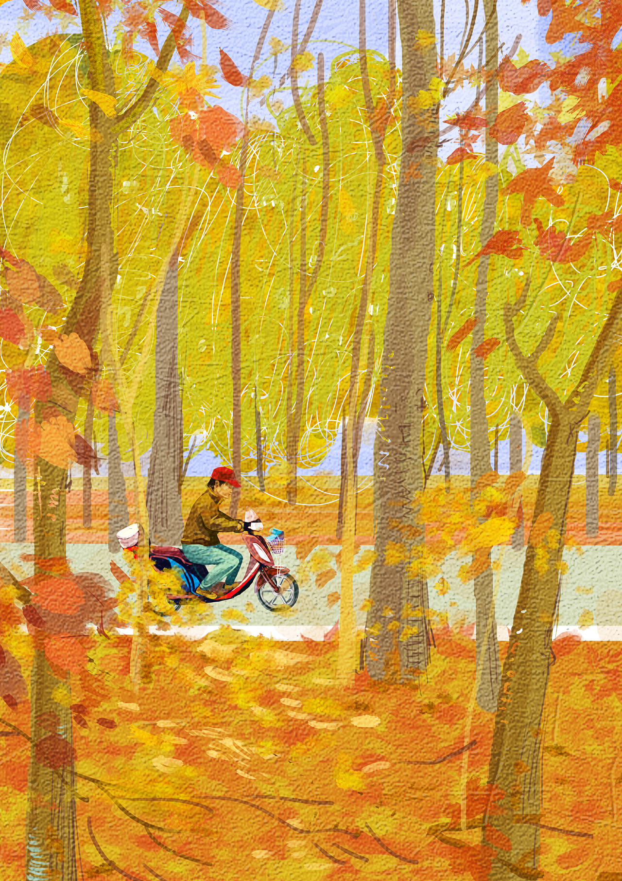 秋的肌理|插画|插画习作|肝脑涂地 - 原创作品 - 站酷 (zcool)