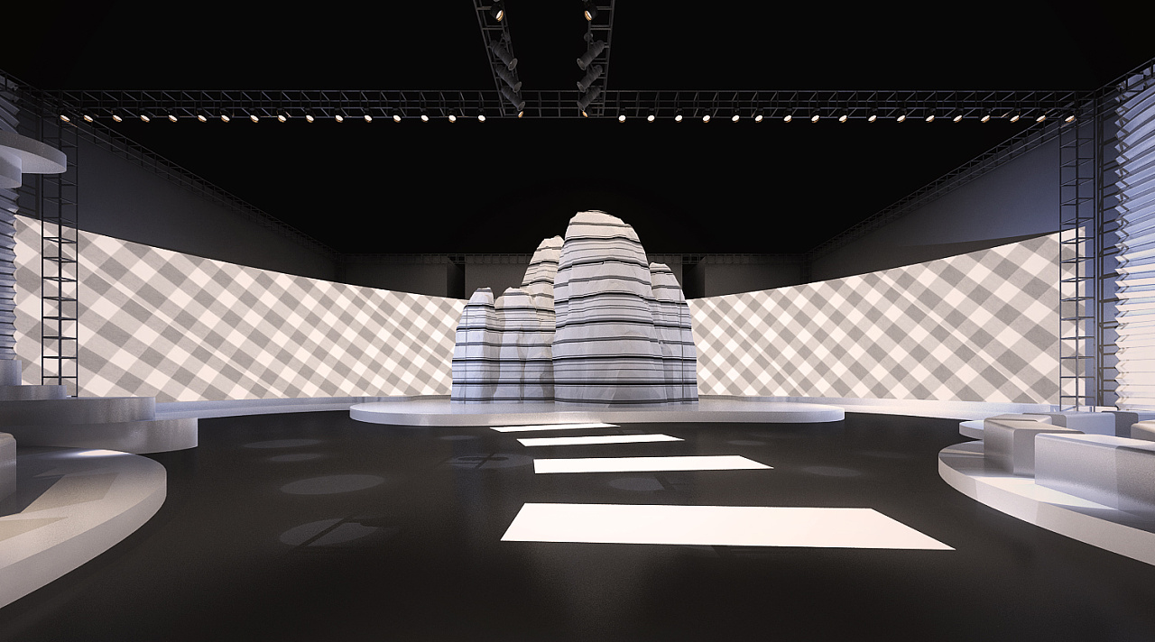 波司登羽绒服秀场|三维|场景|他二叔666 - 原创作品 - 站酷 (zcool)