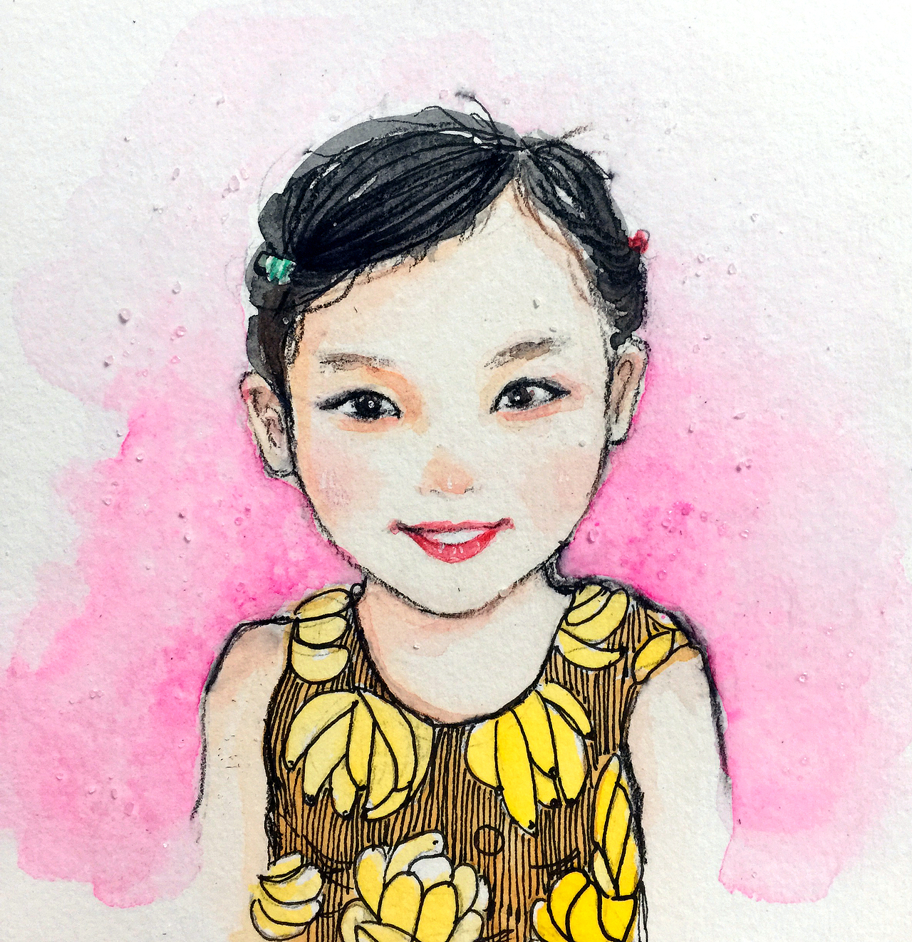 可愛頭像卡通水彩手繪（圖ZOTIyNjc0NDg=） - 繪畫 - 站酷設計師hazel君君原創(chuàng)素材 - 站酷ZCOOL