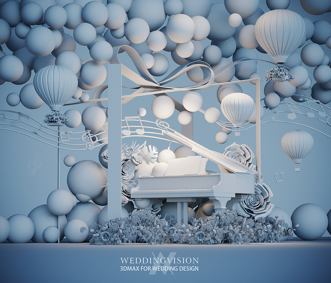 婚礼效果图（图ZMTI4NTI5MjYw） - 舞台美术 - 站酷设计师莫安安原创素材 - 站酷ZCOOL