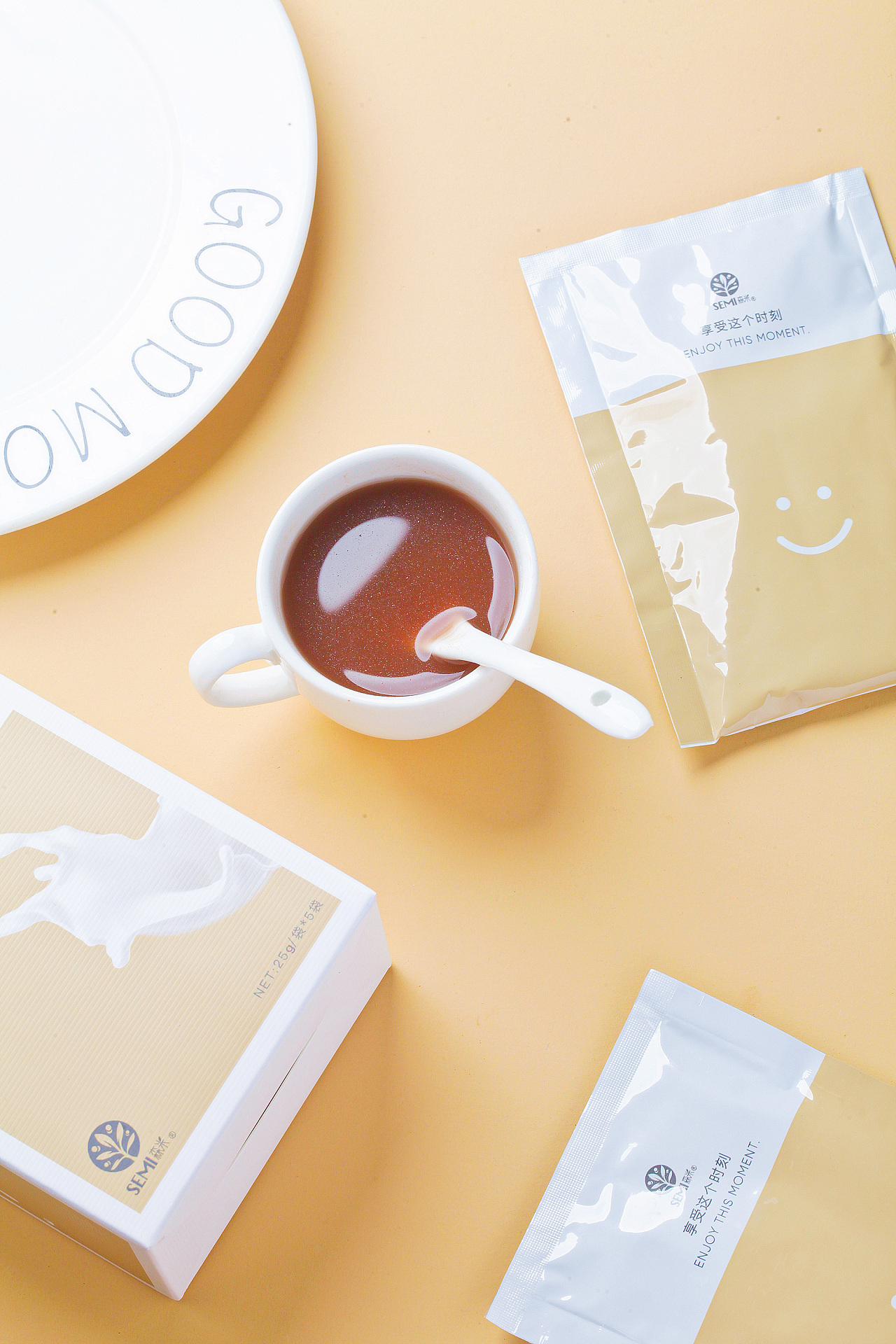 森米semi巧克力奶昔产品摄影