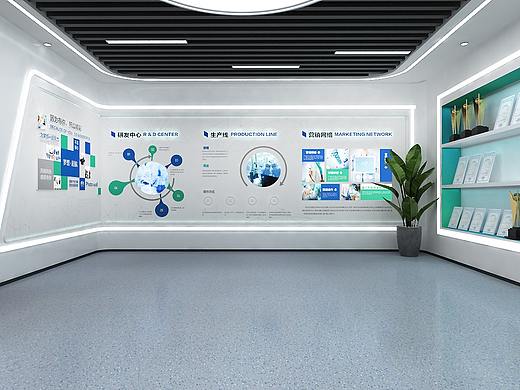 某医药企业展厅