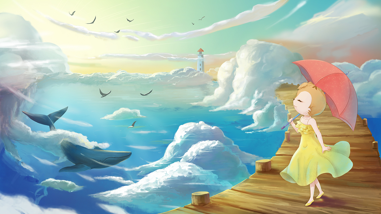 三只松鼠pc壁纸1