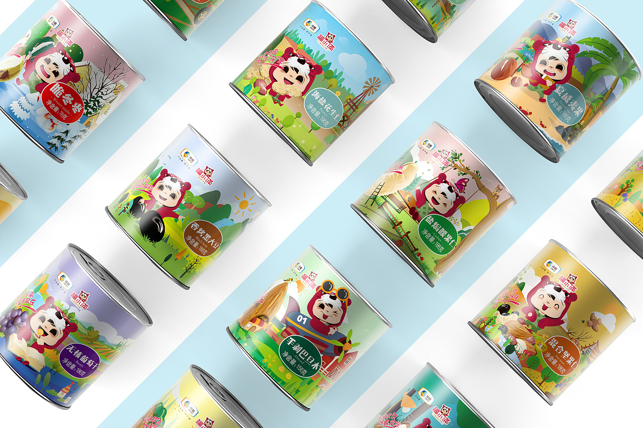 零食包装休闲食品包装坚果包装设计铁罐包装礼盒（图ZMTY3OTEzNjk2） - 包装 - 站酷设计师千方百计品牌设计原创素材 - 站酷ZCOOL