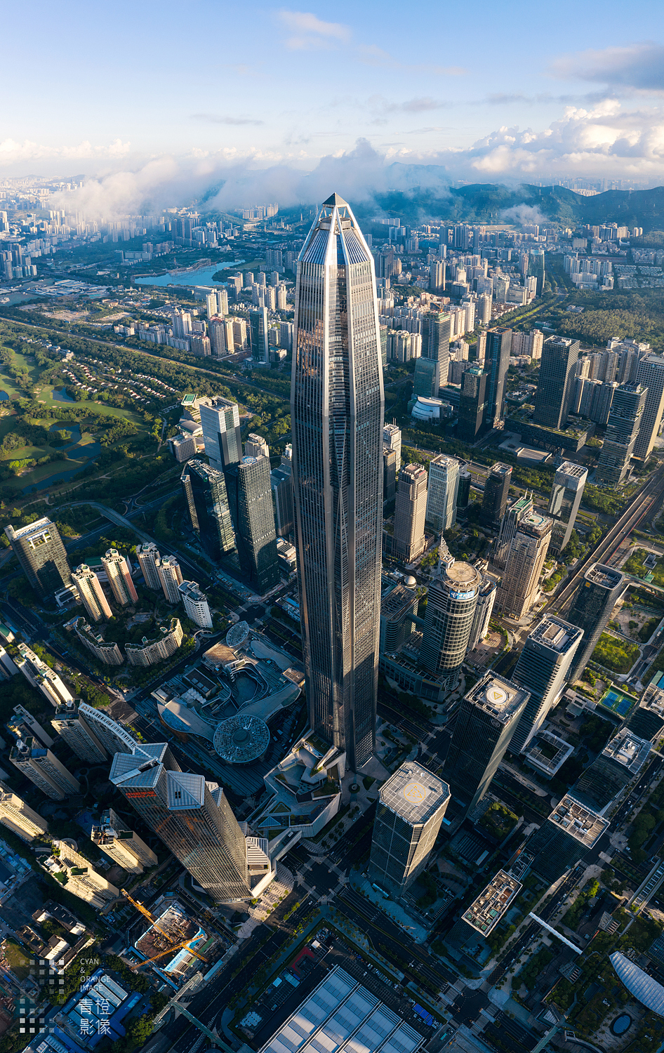 建筑摄影平安金融中心ⅹ青橙影像