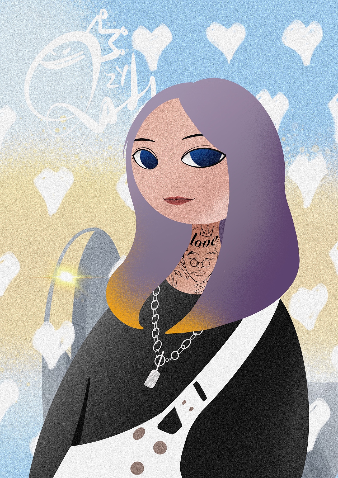 纹身女孩|动漫|其他动漫|肥嘟嘟咗位门_原创作品-站酷(zcool)