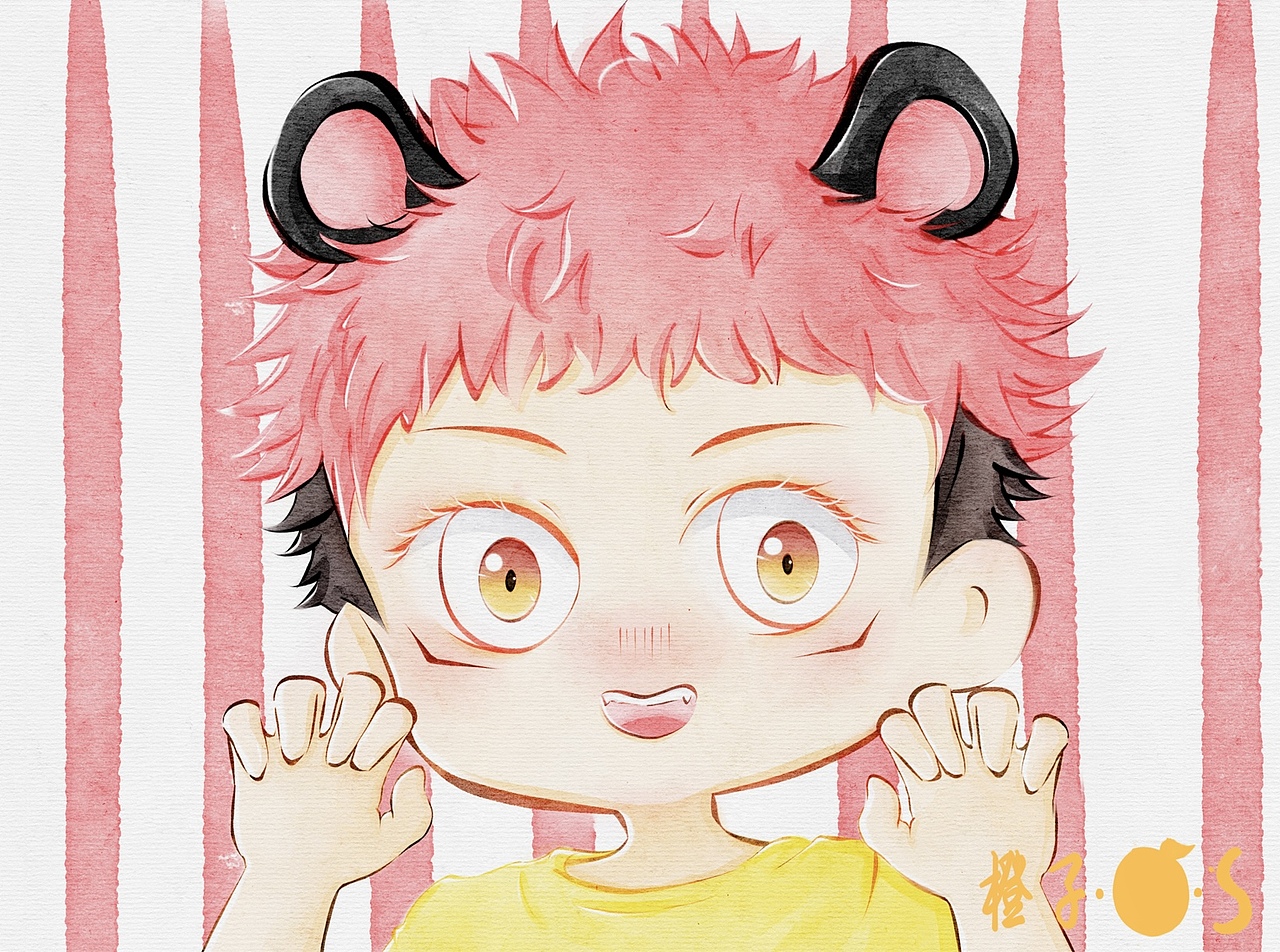 咒术回战虎杖悠仁同人大头