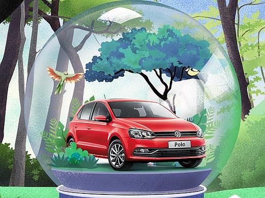 【汽车】夏至微信海报