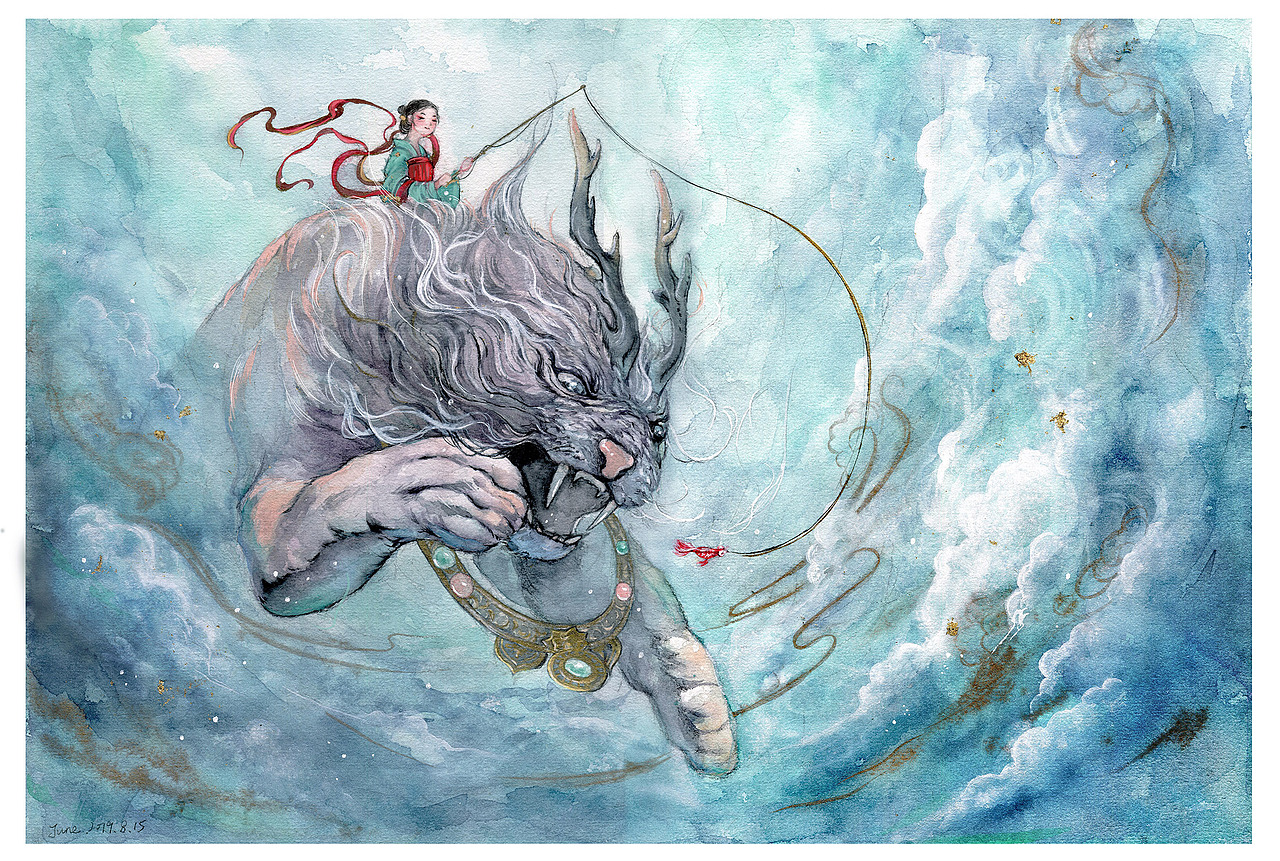 一只神兽（图ZMTc4ODU5MDQ0） - 创作习作 - 站酷设计师un珈原创素材 - 站酷ZCOOL